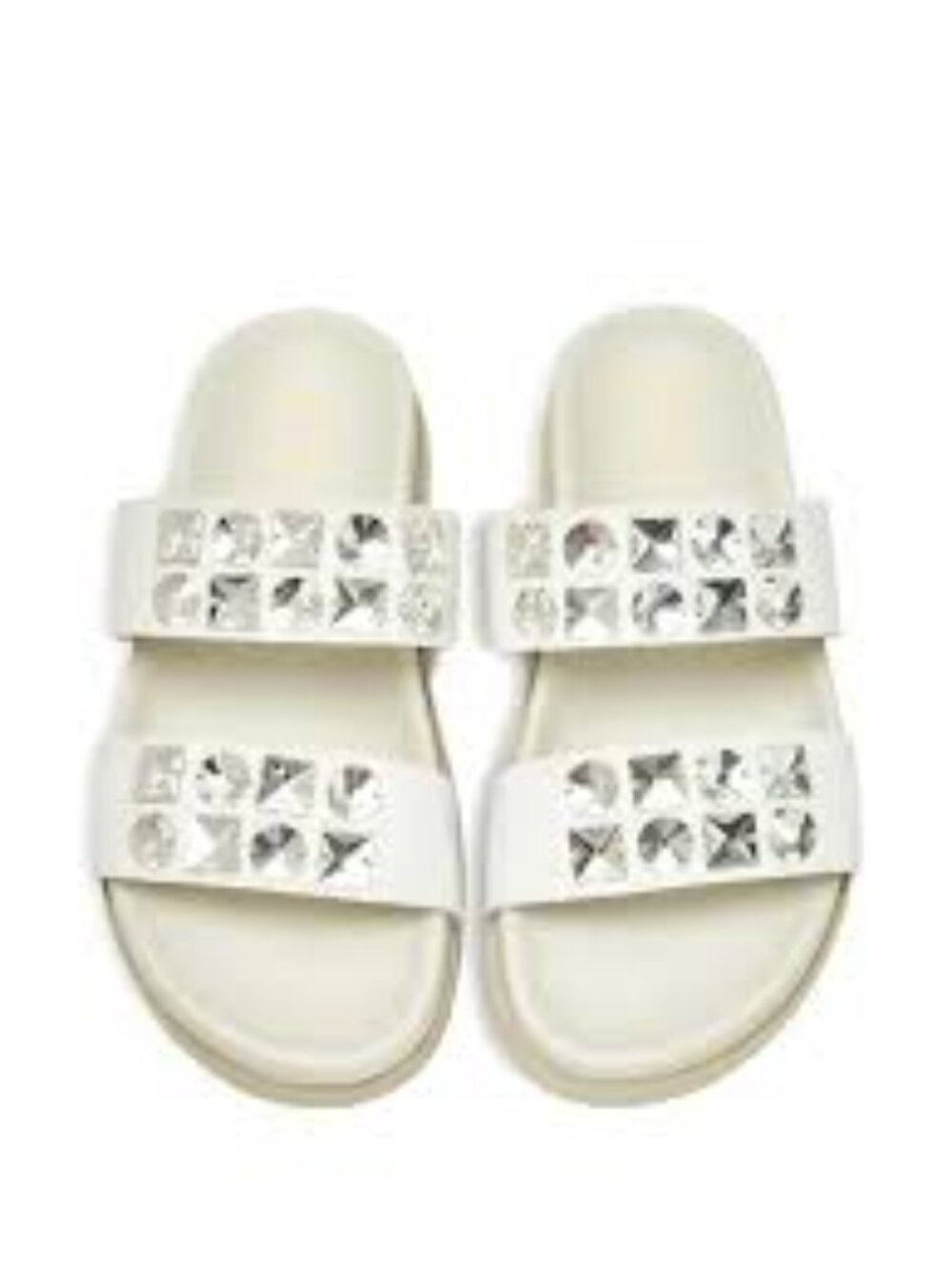 Pedro Garcia Crystal-Embellished Slides